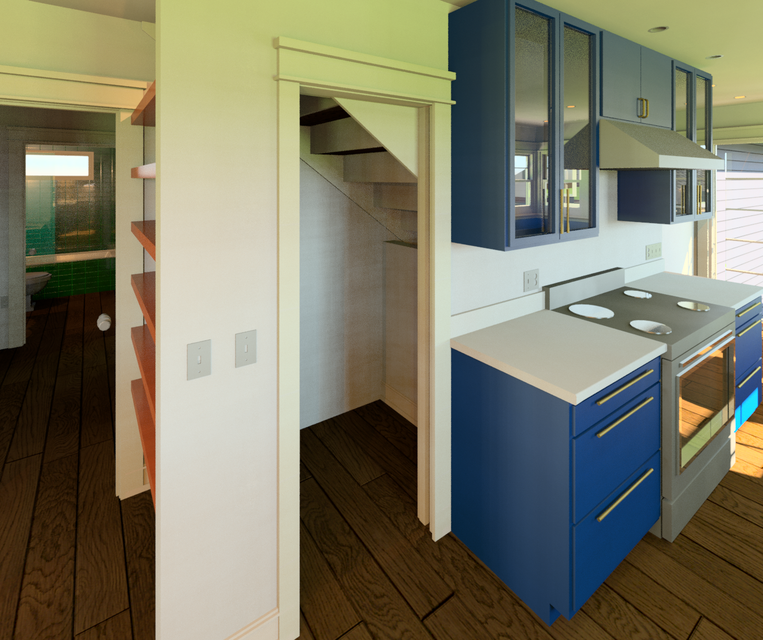 Pantry — 3D render