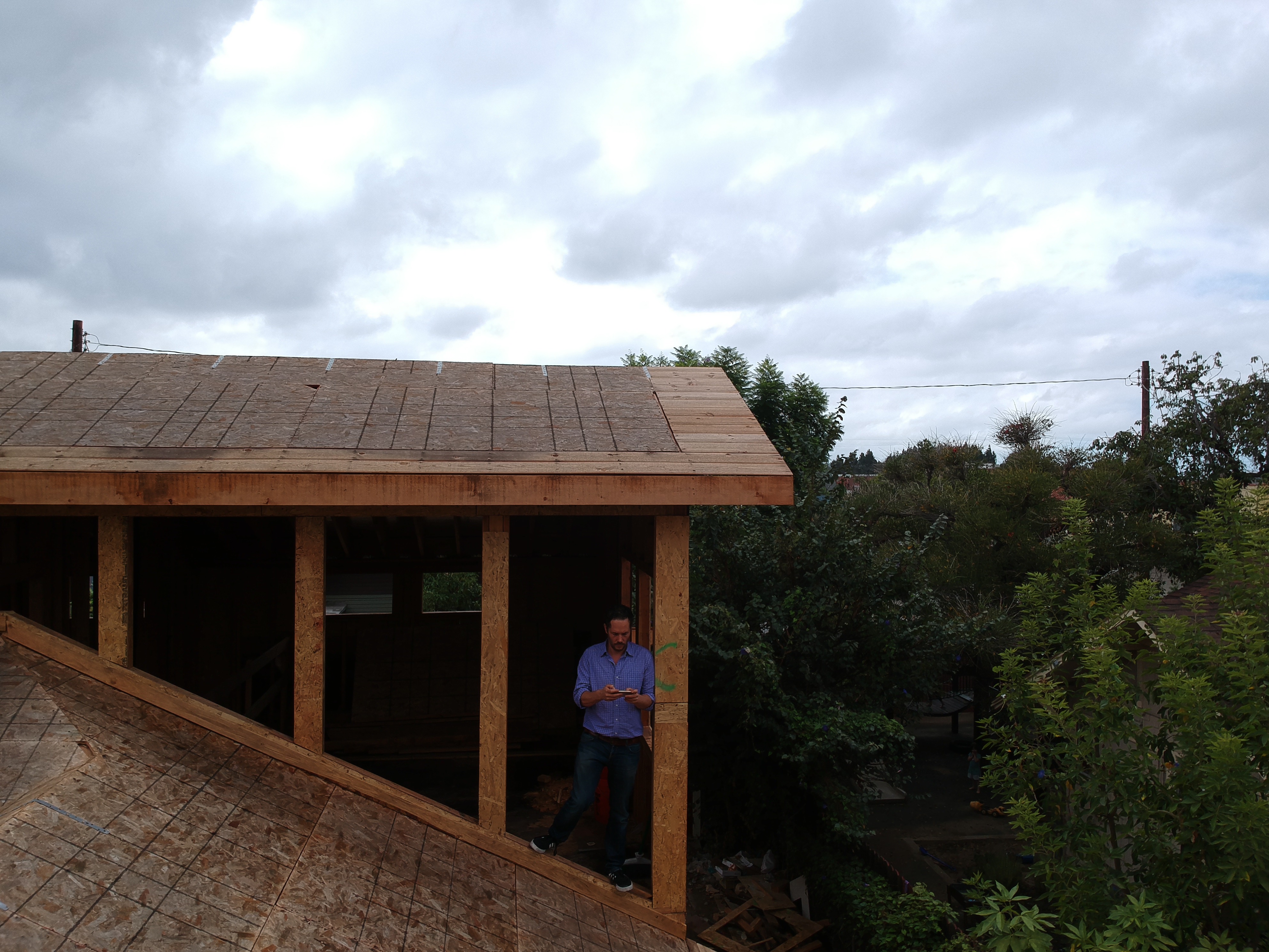 Framing complete on the addition