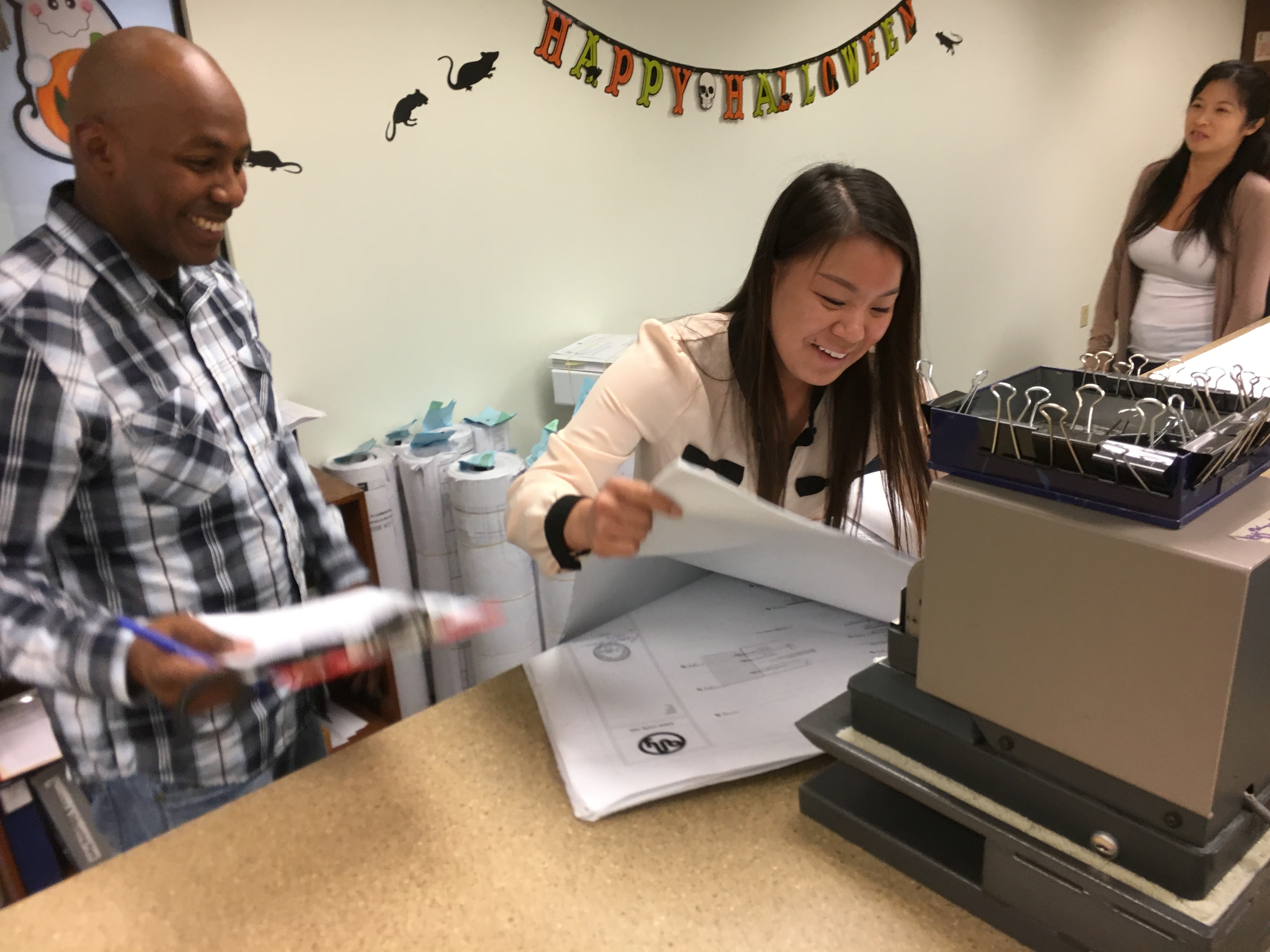 Permit approved at the LA Building Department